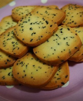 黑芝麻饼干 一口酥香里的中式点心智慧